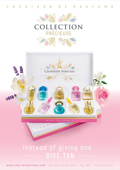 CHARRIER PARFUMS "Collection Precieuse" 10 x Eaux de Parfum Miniatures (58.8 ml) - Damenduft